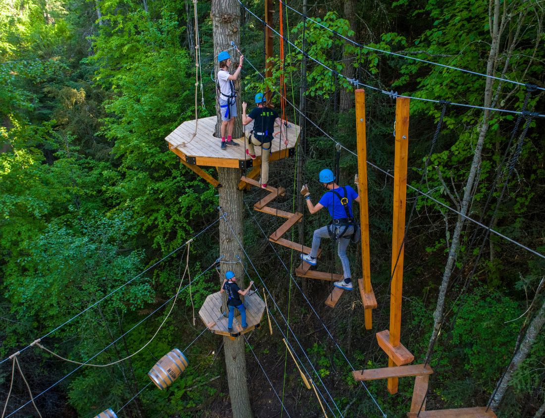 treetop trekking park in spokane county